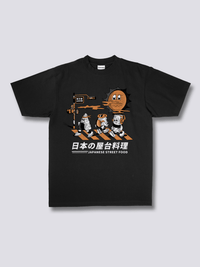 Estampado Frontal - Calle Comida Camiseta