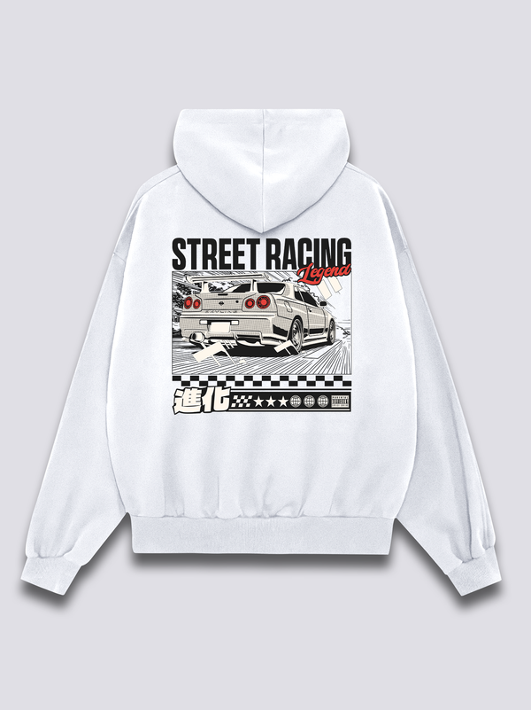 Calle Racing Sudadera con Capucha