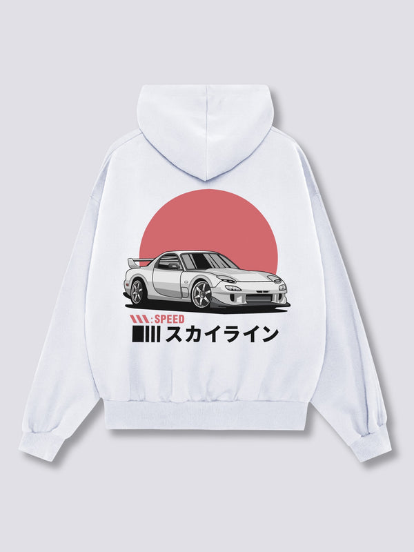 Amanecer Conducción Sudadera con Capucha