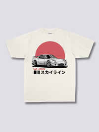 Estampado Frontal - Amanecer Conducción Camiseta