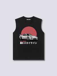 Estampado Frontal - Amanecer Conducción Camiseta sin Mangas