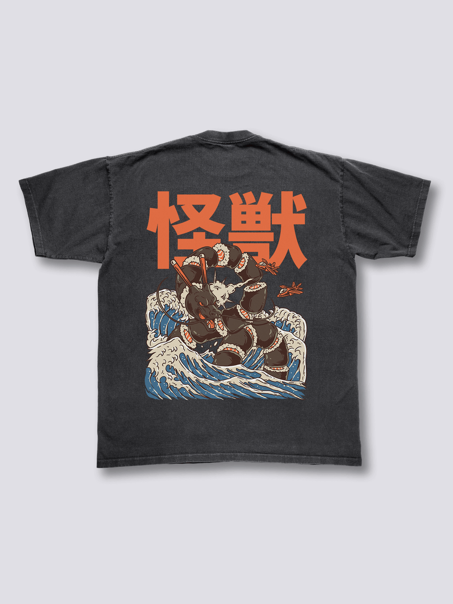 Maki Dragón Camiseta Vintage