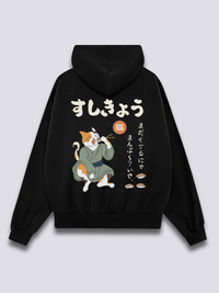 Sushi Neko Sudadera con Capucha