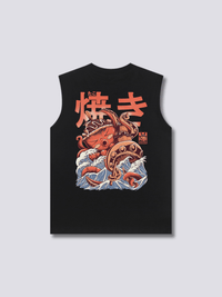 Takoyaki Monstruo Camiseta sin Mangas