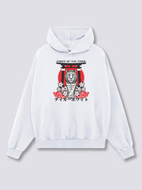 Estampado Frontal - Fuerza del Tigre Sudadera con Capucha