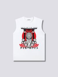Estampado Frontal - Fuerza del Tigre Camiseta sin Mangas