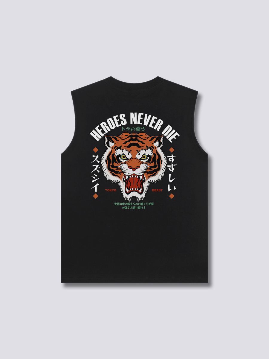 Tigre Hero Camiseta sin Mangas
