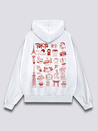 Tokio Placa de Memoria Sudadera con Capucha