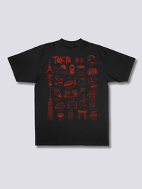 Tokio Placa de Memoria Camiseta