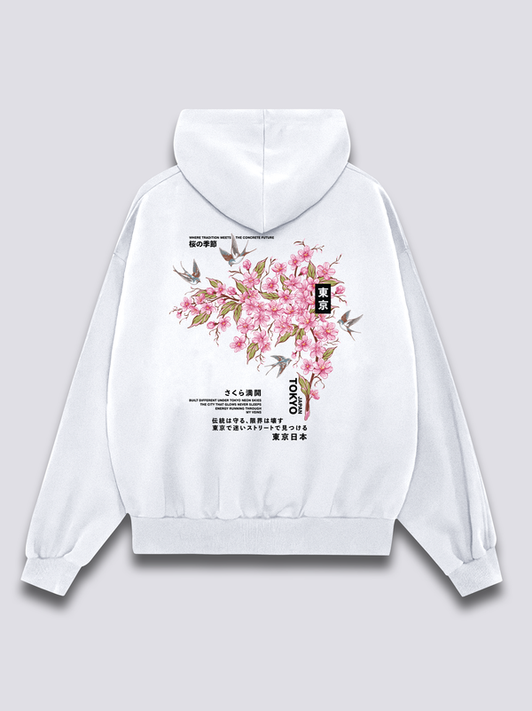 Tokio Sakura Sudadera con Capucha