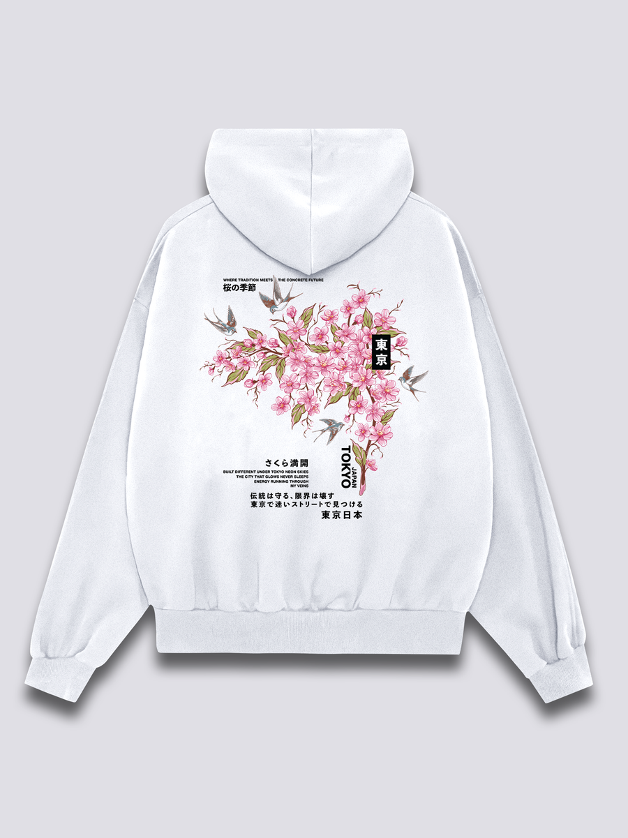 Tokio Sakura Sudadera con Capucha