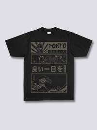 Estampado Frontal - Ola de Tokio Camiseta