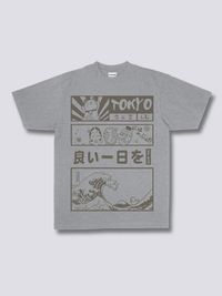 Estampado Frontal - Ola de Tokio Camiseta