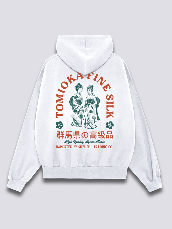 Tomioka Seda Sudadera con Capucha