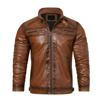 Laurent Monaco · Chaqueta de Cuero Cruiser