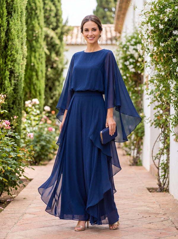 Lázaro · Conjunto de Dos Piezas de Crepé