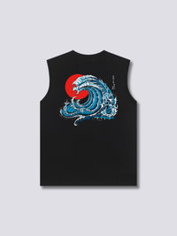 Ondulado Fénix Camiseta sin Mangas