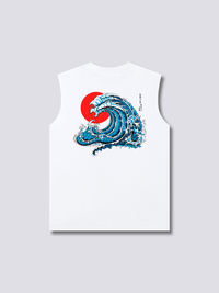 Ondulado Fénix Camiseta sin Mangas