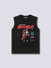 Estampado Frontal - Viento Camiseta sin Mangas
