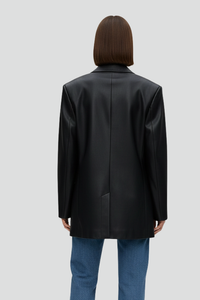 Blazer de mujer con solapa de muesca y cierre frontal™