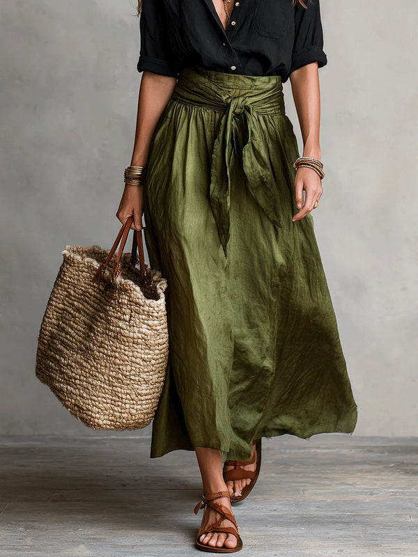 Martina · Vestido Maxi con un Hombro Fluido