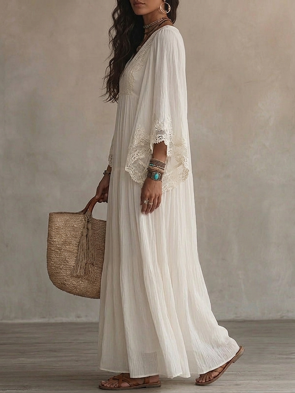Solveig | Vestido Perla Blanca