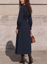 Fila | Vestido camisero midi con cintura tipo corsé