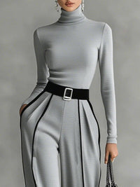 Vera™ | Conjunto elegante con detalles en contraste