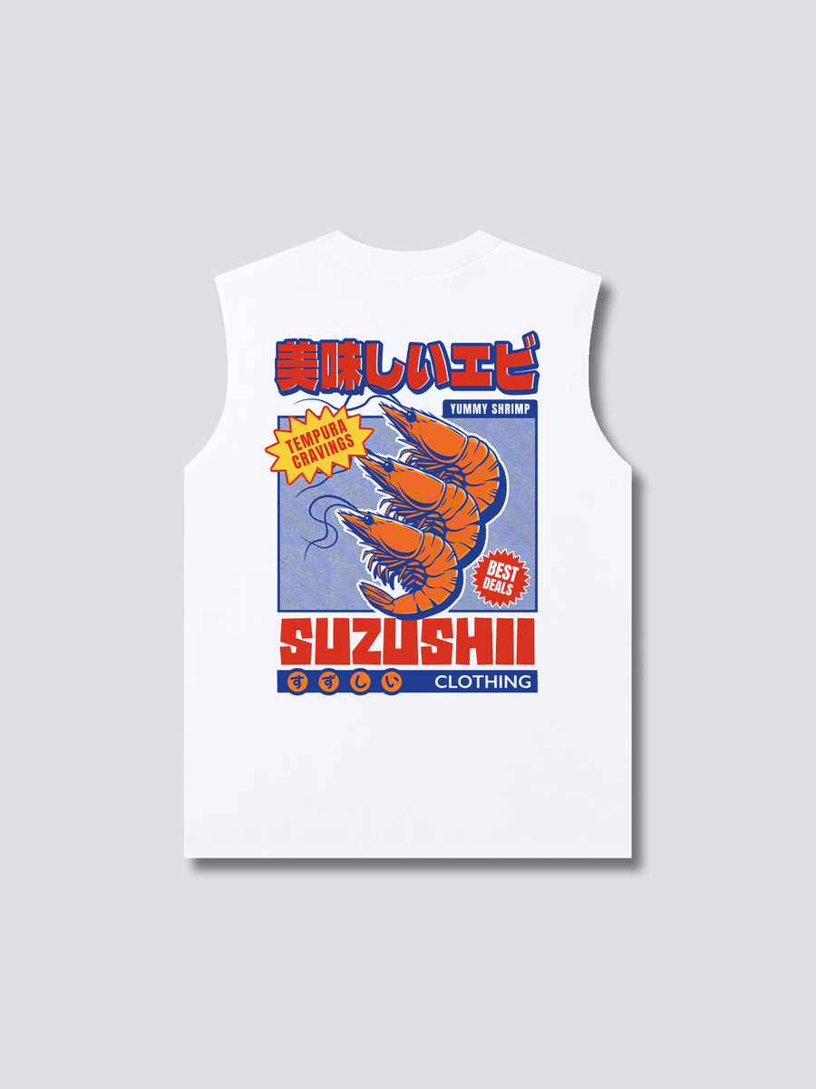 Yummy Camarón Camiseta sin Mangas