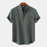 Benjamin · Camisa de Algodón Lisa con Botones