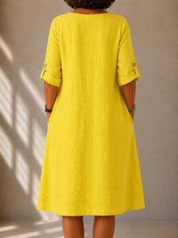 Sylvie · Vestido Fluido con Escote en V