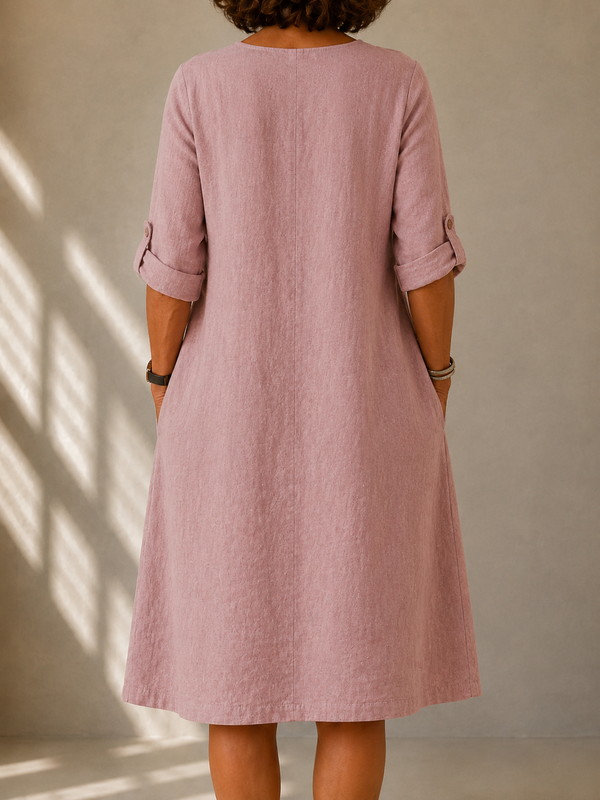 Martine · Vestido Fluido Corte Trapecio