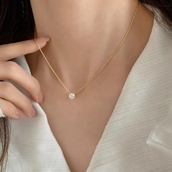 Moissanita · Collar con Piedras de Moissanita