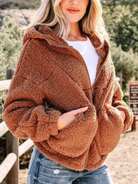 Aileen | Chaqueta teddy oversize con cremallera para mujer™