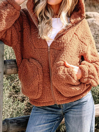 Aileen | Chaqueta teddy oversize con cremallera para mujer™