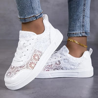 Dentelle · Zapatillas de Encaje Floral