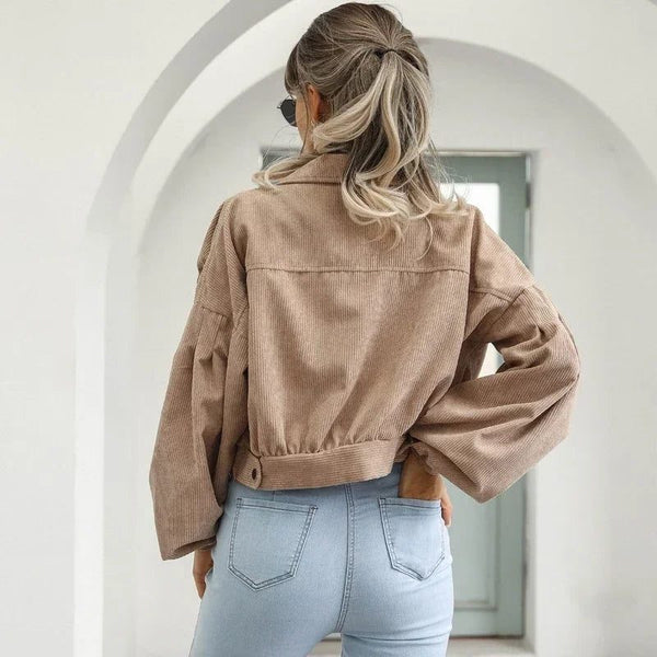 Brielle | Chaqueta bomber corta de pana para mujer™