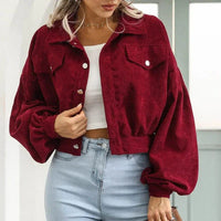 Brielle | Chaqueta bomber corta de pana para mujer™