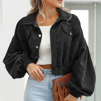 Brielle | Chaqueta bomber corta de pana para mujer™
