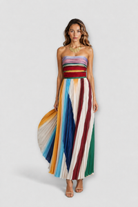 Evelyn · Vestido Largo Elegante de Tul Refinado