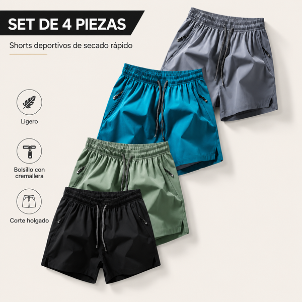Gazela · Pack 4 Shorts Deportivos Ice Silk