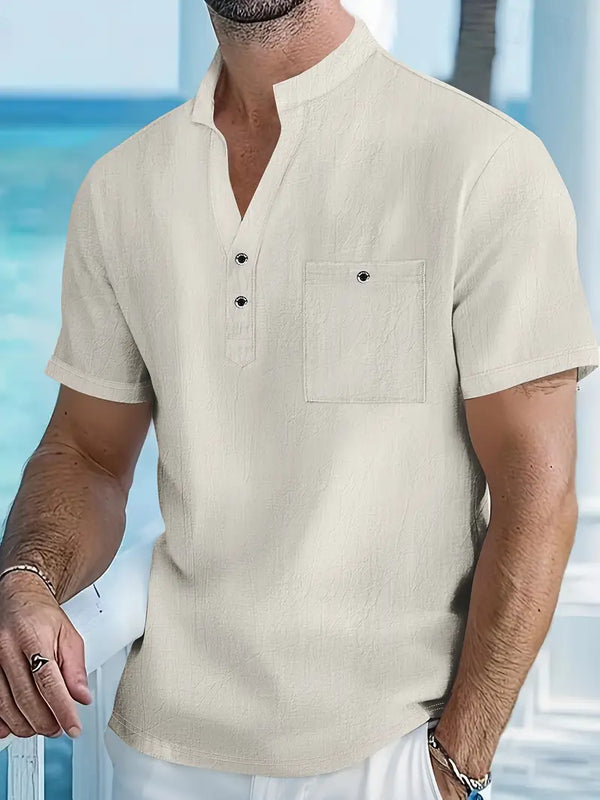 Ethan · Camisa Elegante de Manga Corta
