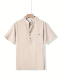 Ethan · Camisa Elegante de Manga Corta