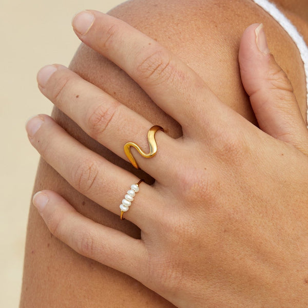 Perla Natural · Anillo Clásico con Perla de Agua Dulce