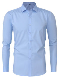 Hunter · Camisa Elegante de Manga Larga con Botones
