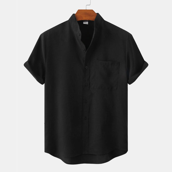 Benjamin · Camisa de Algodón Lisa con Botones