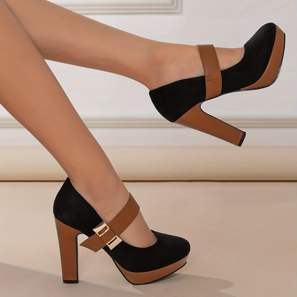 Confort · Escarpines Elegantes de Tacón Cómodo
