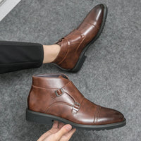 Darell · Botas con Doble Hebilla Monk