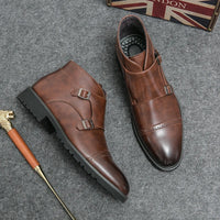 Darell · Botas con Doble Hebilla Monk
