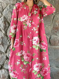 Maddie | Vestido Floral Artístico